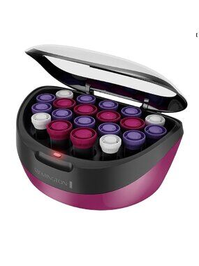 Remington Ionic Conditioning Hair Setter 20 Velvet Hair Hot Rollers & Clips NEW